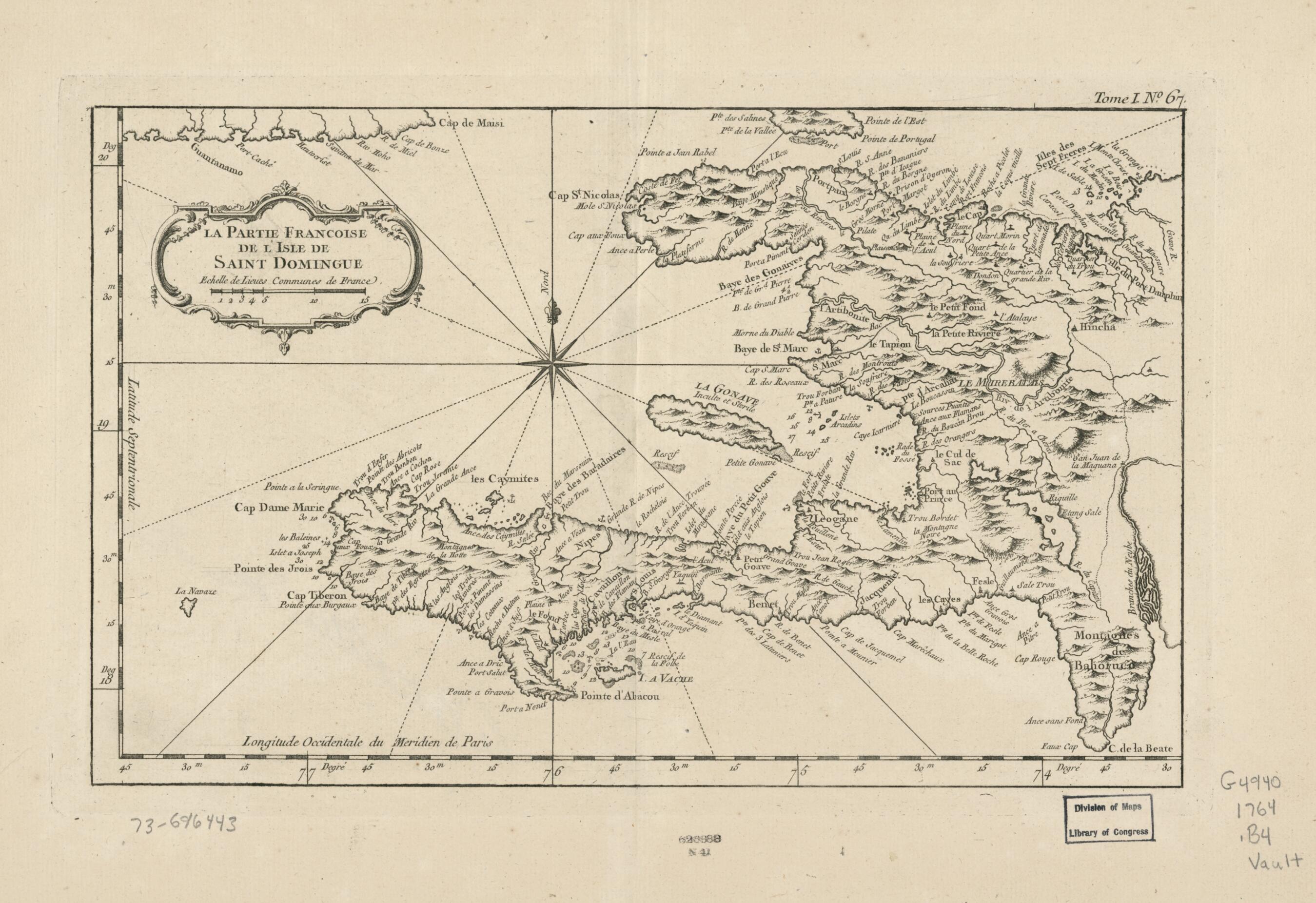 This old map of La Partie Françoise De L&