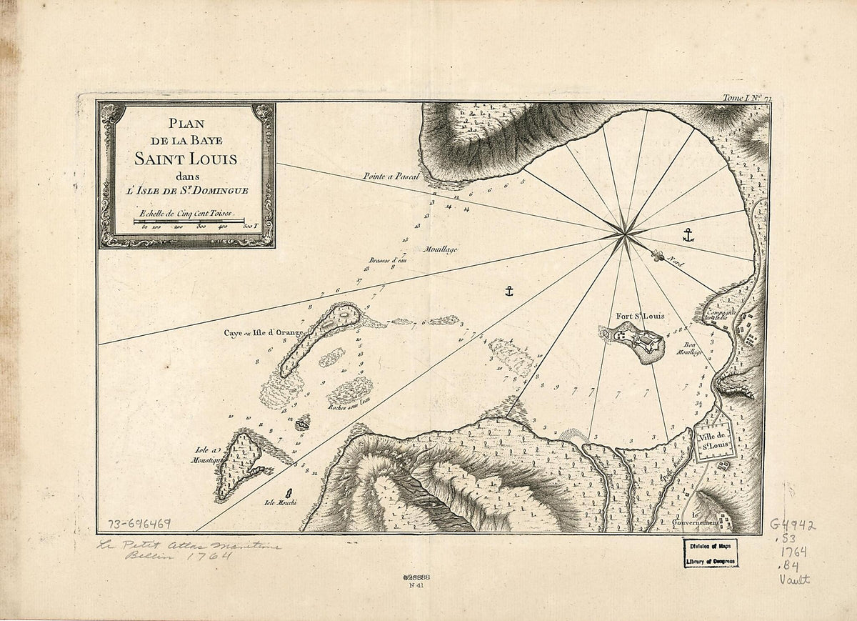Plan De La Baye Saint Louis Dans L&