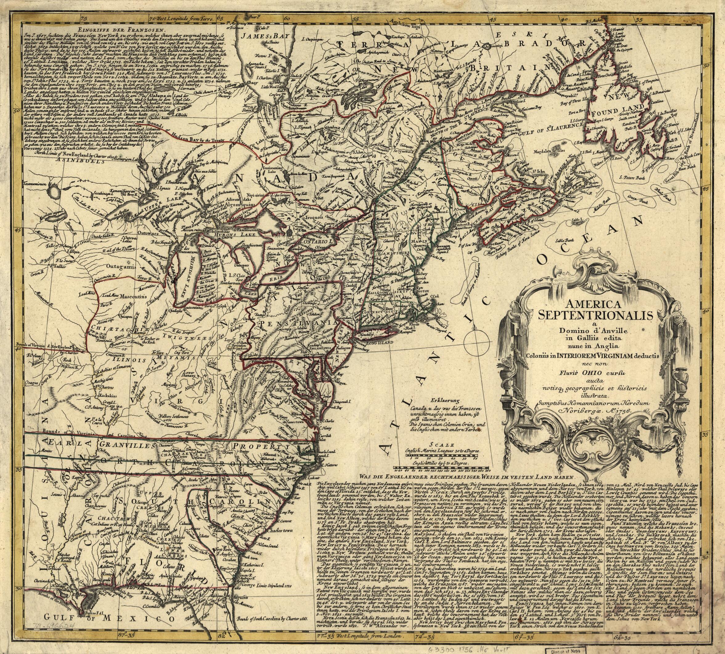 This old map of America Septentrionalis a Domini D&