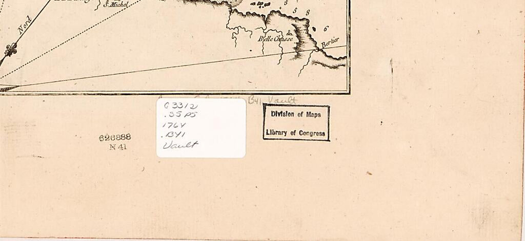 This old map of Partie Du Fleuve De Saint Laurent Avec Le Bassin De Quebec Et L&