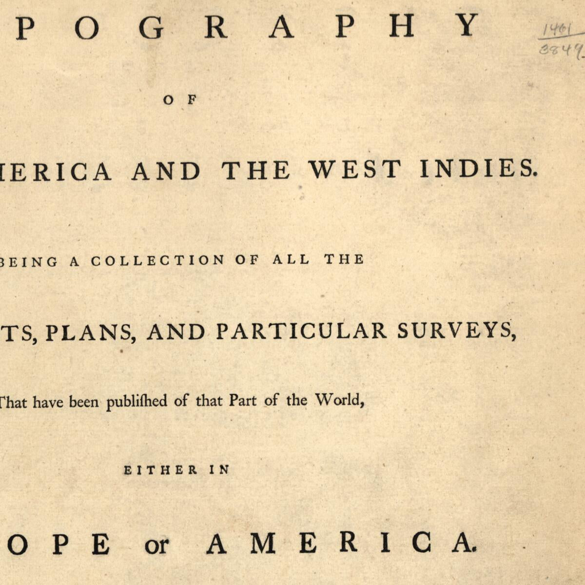 This old map of A General Topography of North America and the West Indies. Being a Collection of All the Maps, Charts, Plans, and Particular Surveys, That Have Been Published of That Part of the World, Either In Europe Or America from 1768 was created by