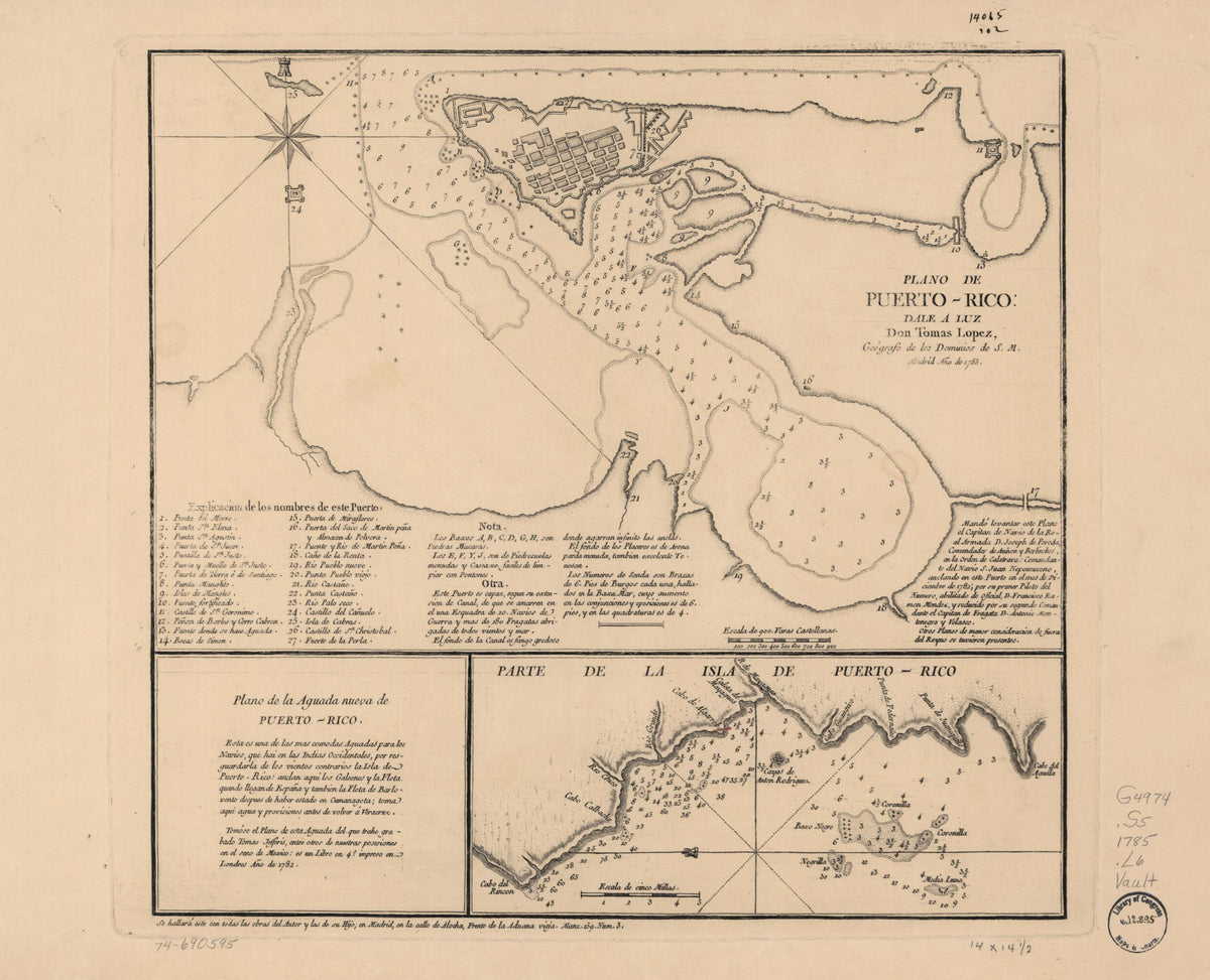 Rico: Dale a Luz 1785 by Relic Map Company