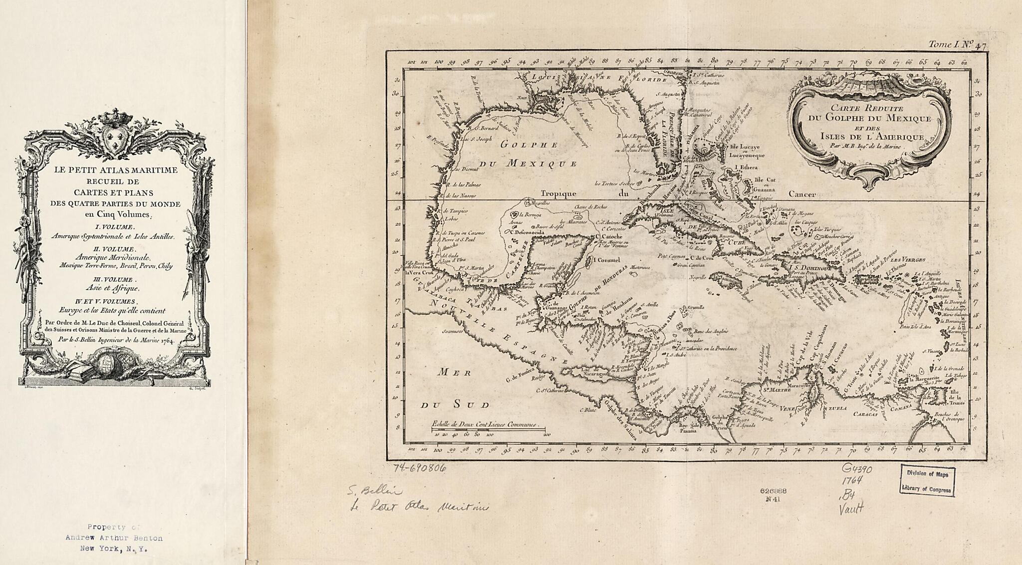 Carte Réduite Du Golphe Du Mexique Et Des Isles De L&