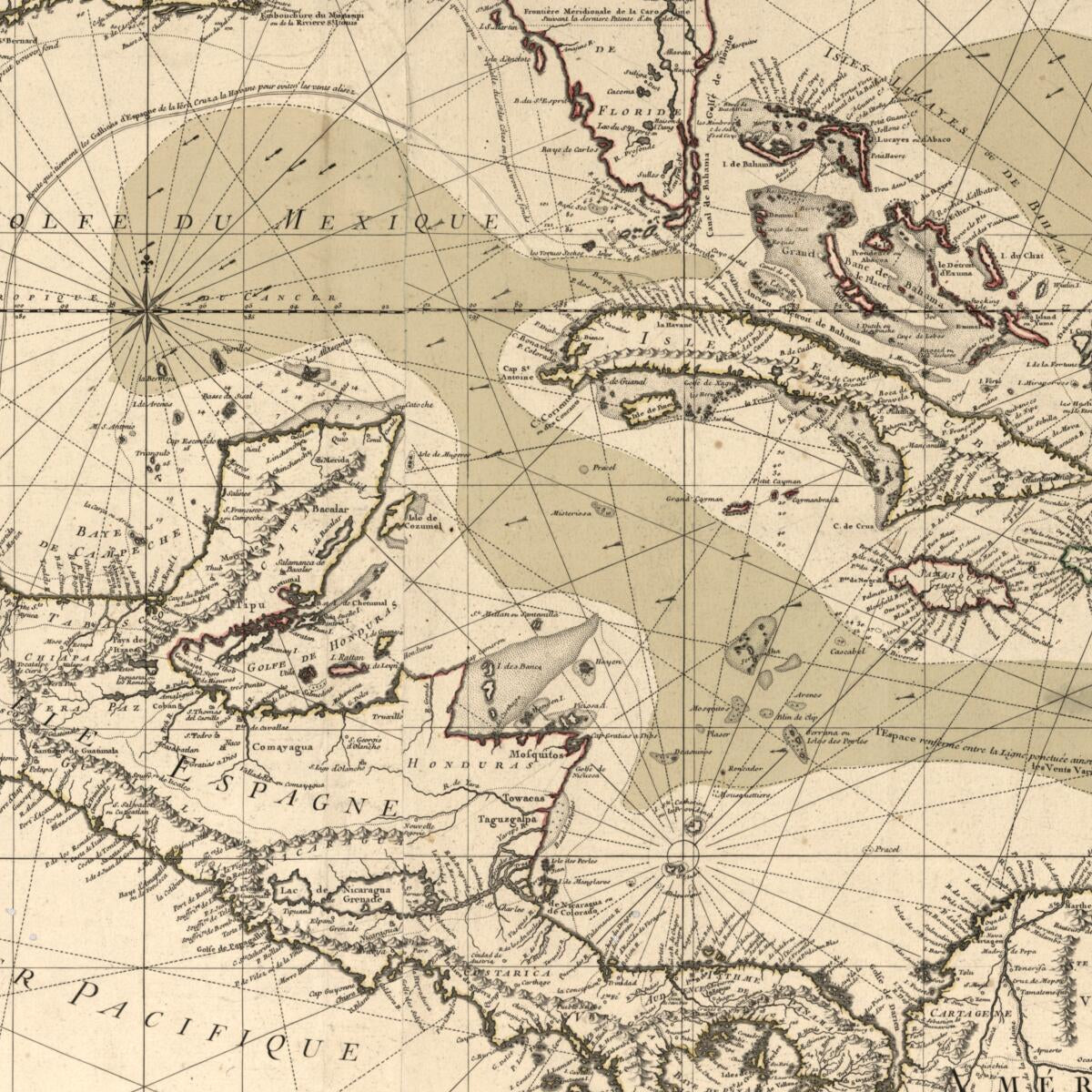 This old map of Carte Du Golphe Du Mexique Et Des Isles Antilles, Reduite De La Grande Carte Angloise De Popple from 1780 was created by  Nicolas, Philippe Buache,  Dezauche, Henry Popple in 1780