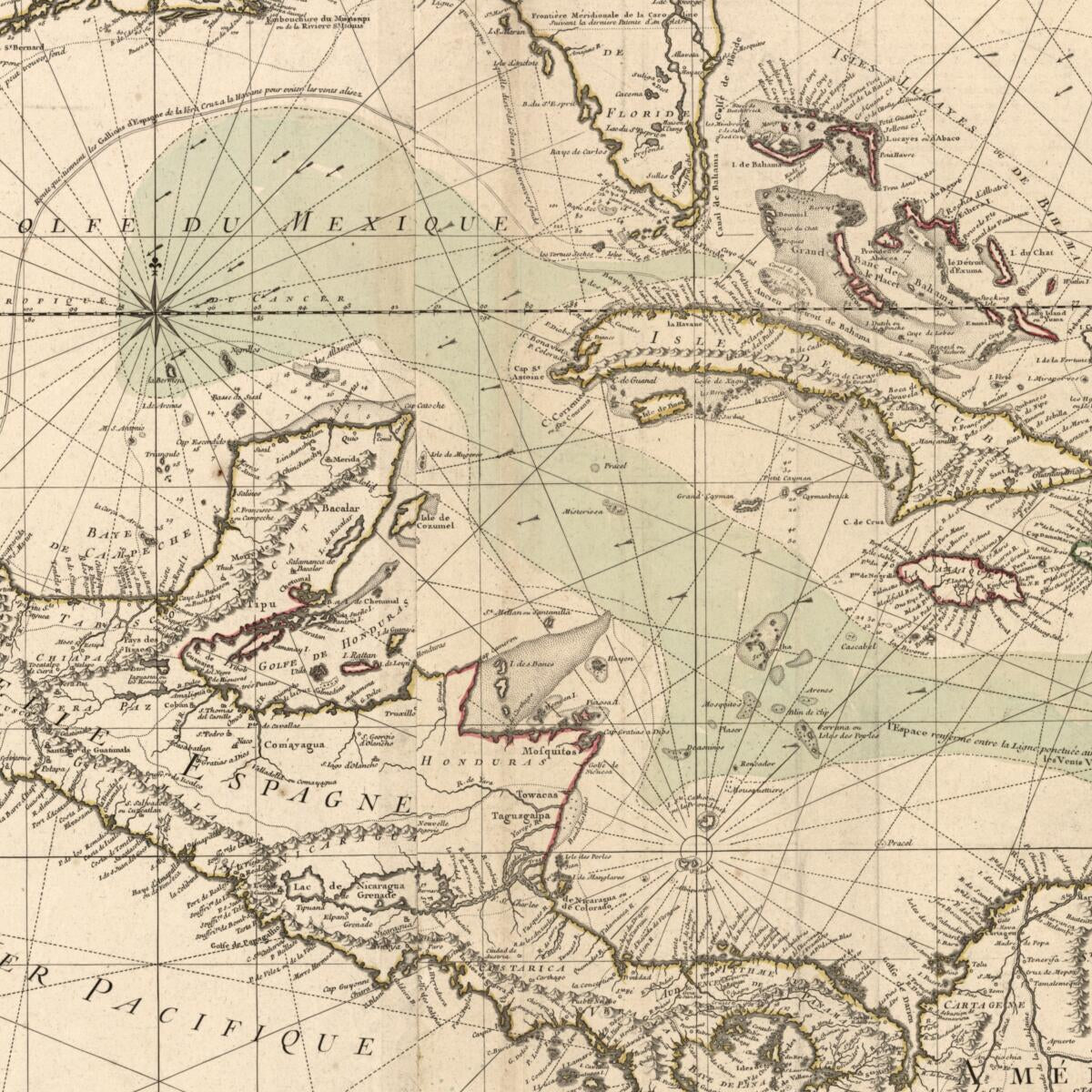 This old map of Carte Du Golphe Du Mexique Et Des Isles Antilles, Reduite De La Grande Carte Angloise De Popple from 1789 was created by  Nicolas, Philippe Buache,  Dezauche, Henry Popple in 1789