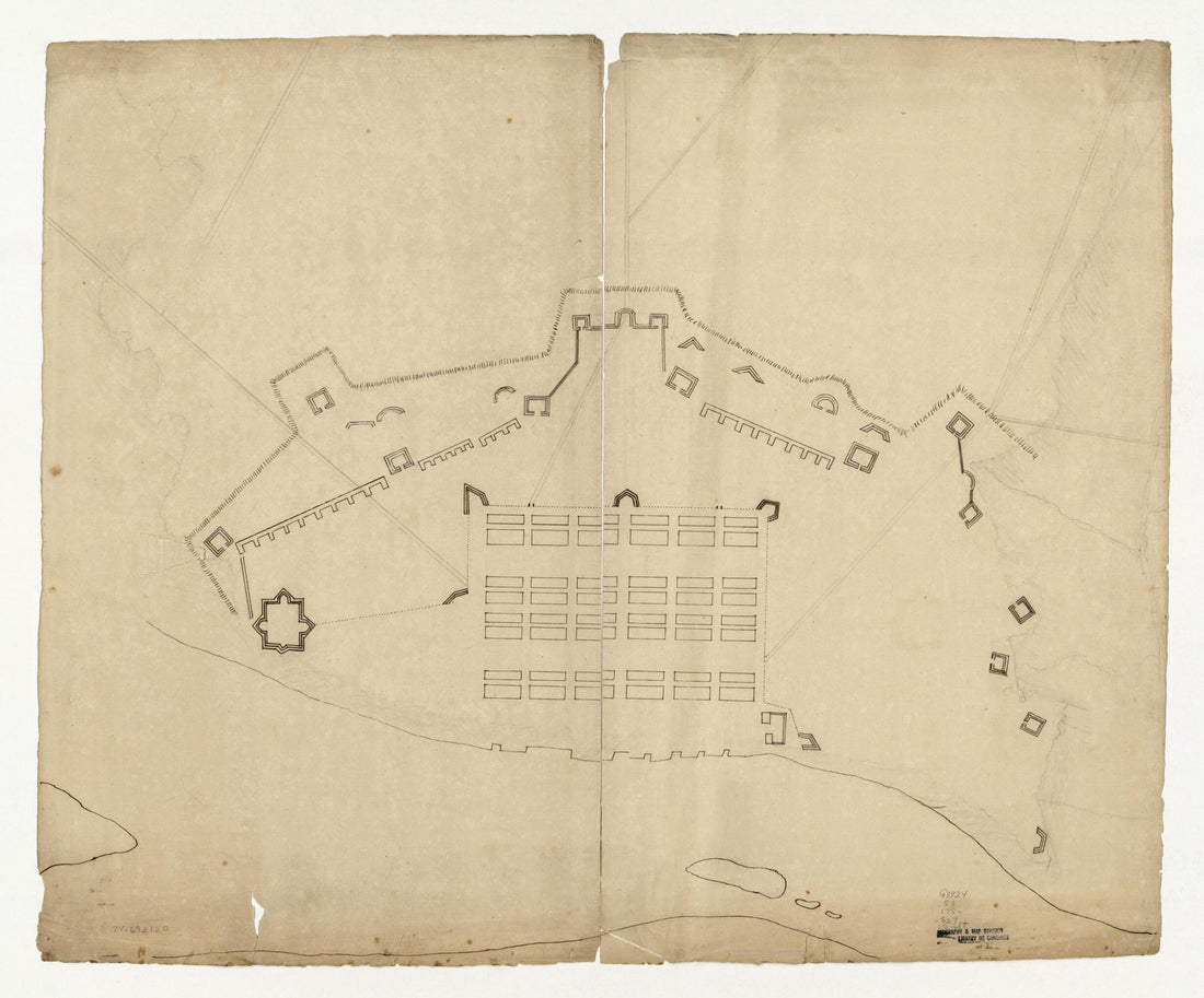 This old map of Savannah & Its Fortifications from 1780 was created by in 1780