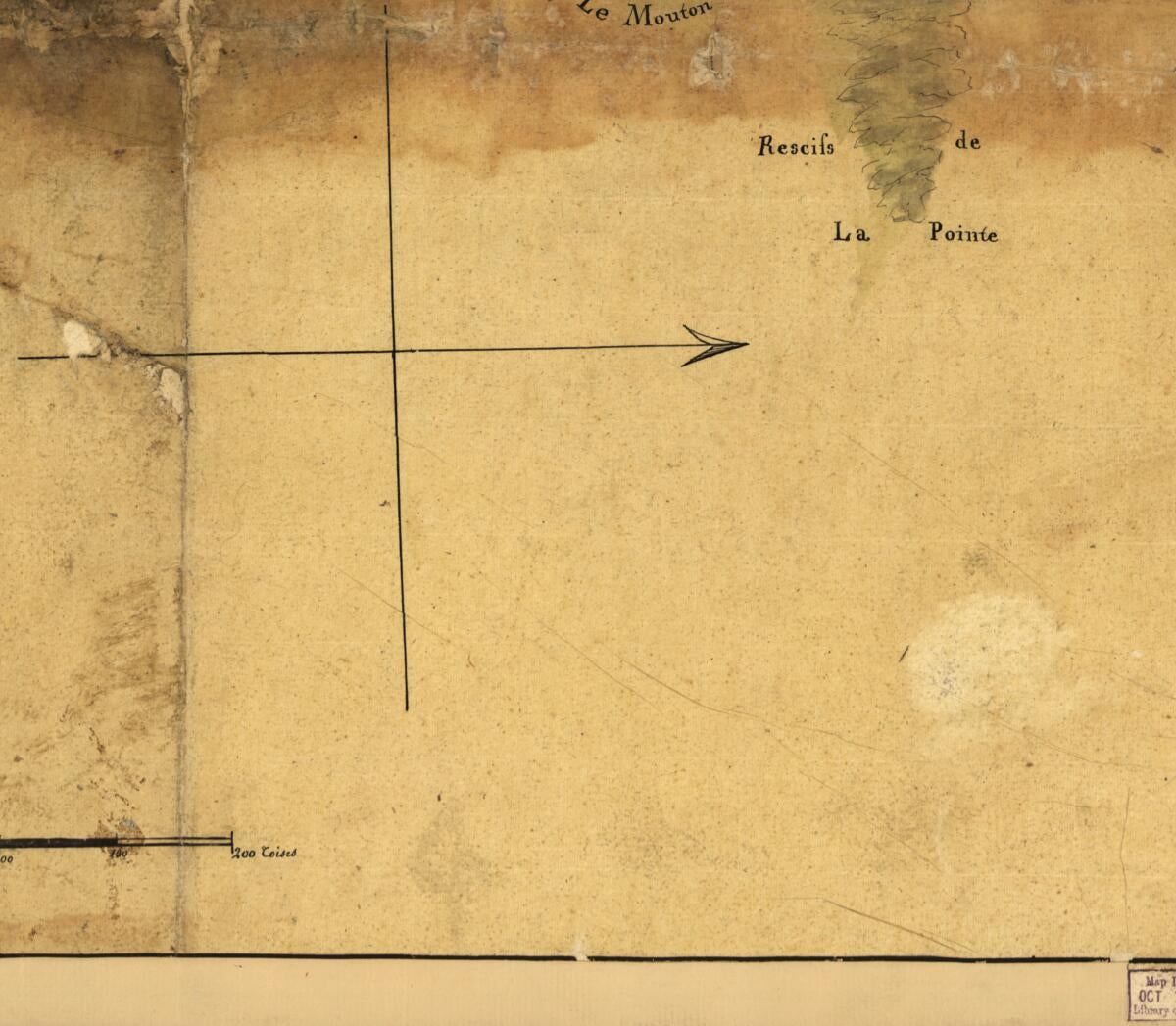 This old map of Plan De La Ville Du Trou Jéremie, Rélatif à L&