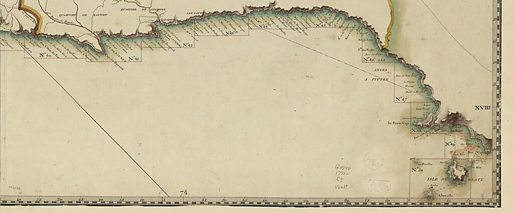 This old map of Carte Générale De La Partie Française De L&