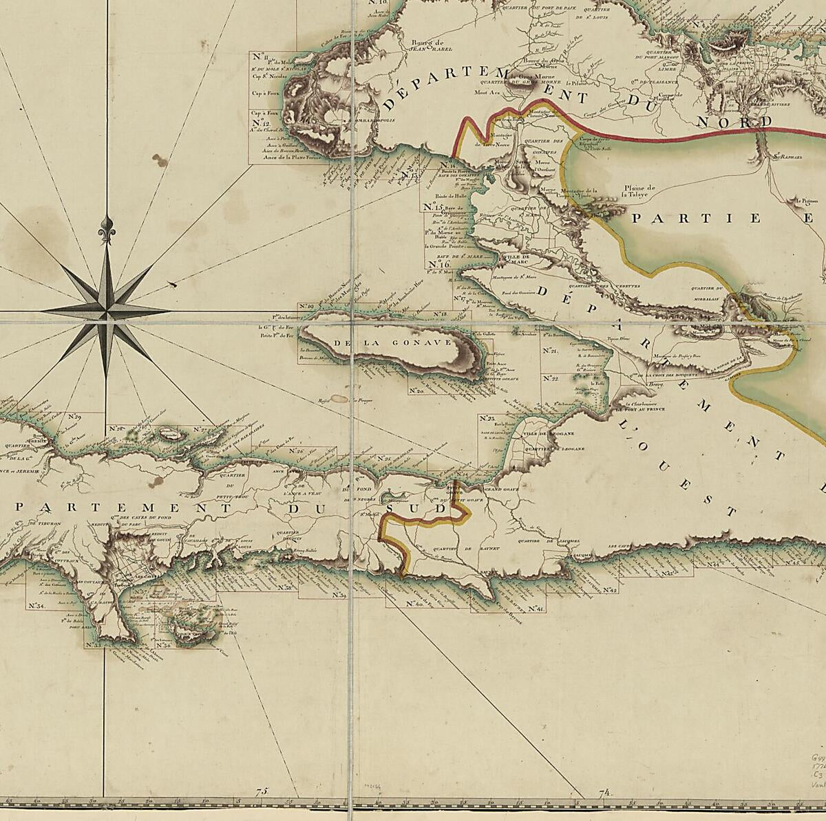 This old map of Carte Générale De La Partie Française De L&