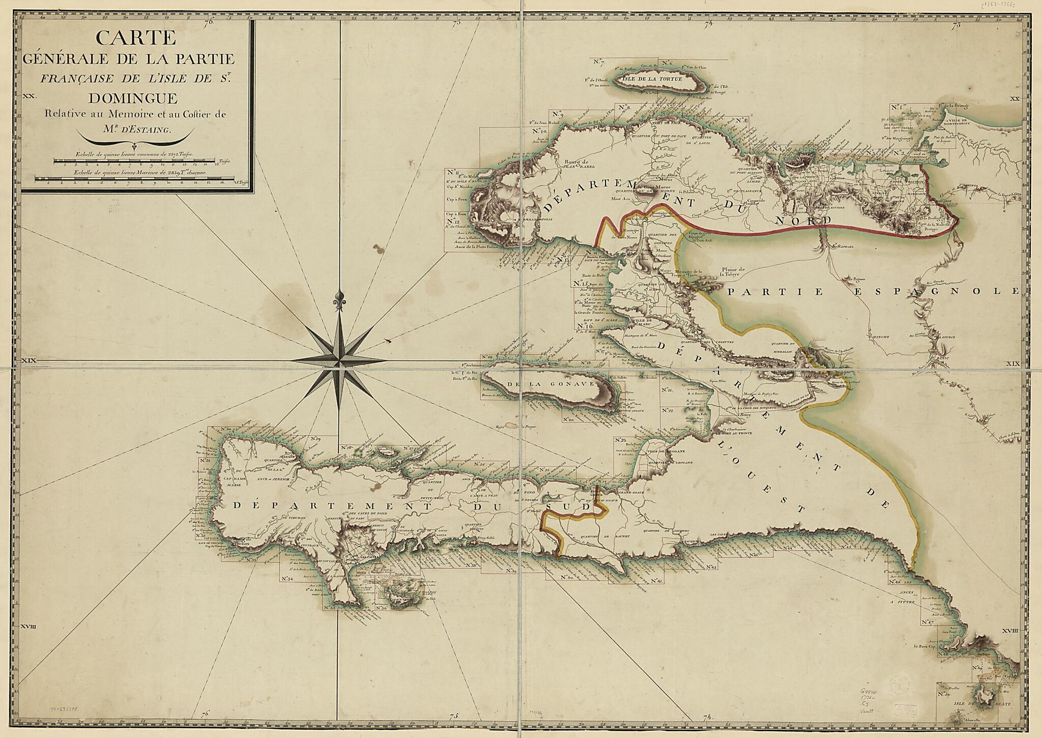 This old map of Carte Générale De La Partie Française De L&