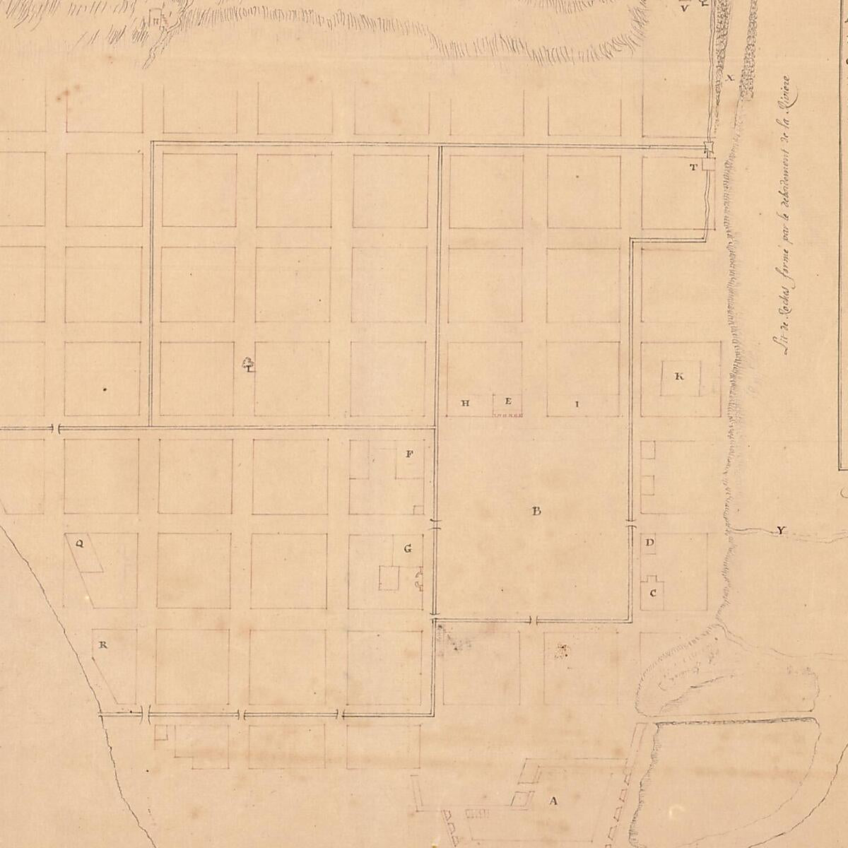 This old map of Esquisse Du Plan De La Ville Du Mole à St. Domingue from 1774 was created by  in 1774