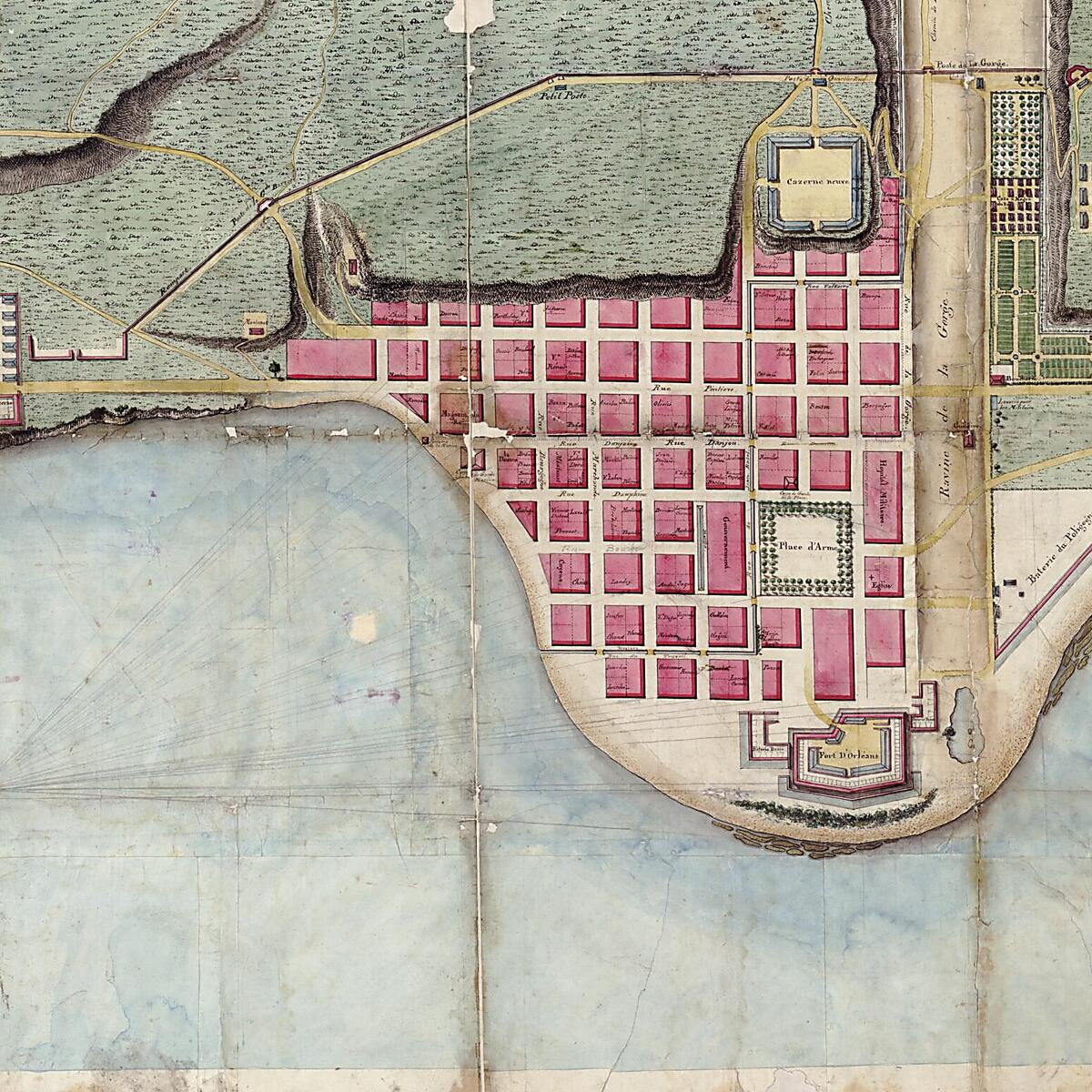 This old map of Plan Du Môle St. Nicolas from 1780 was created by  in 1780