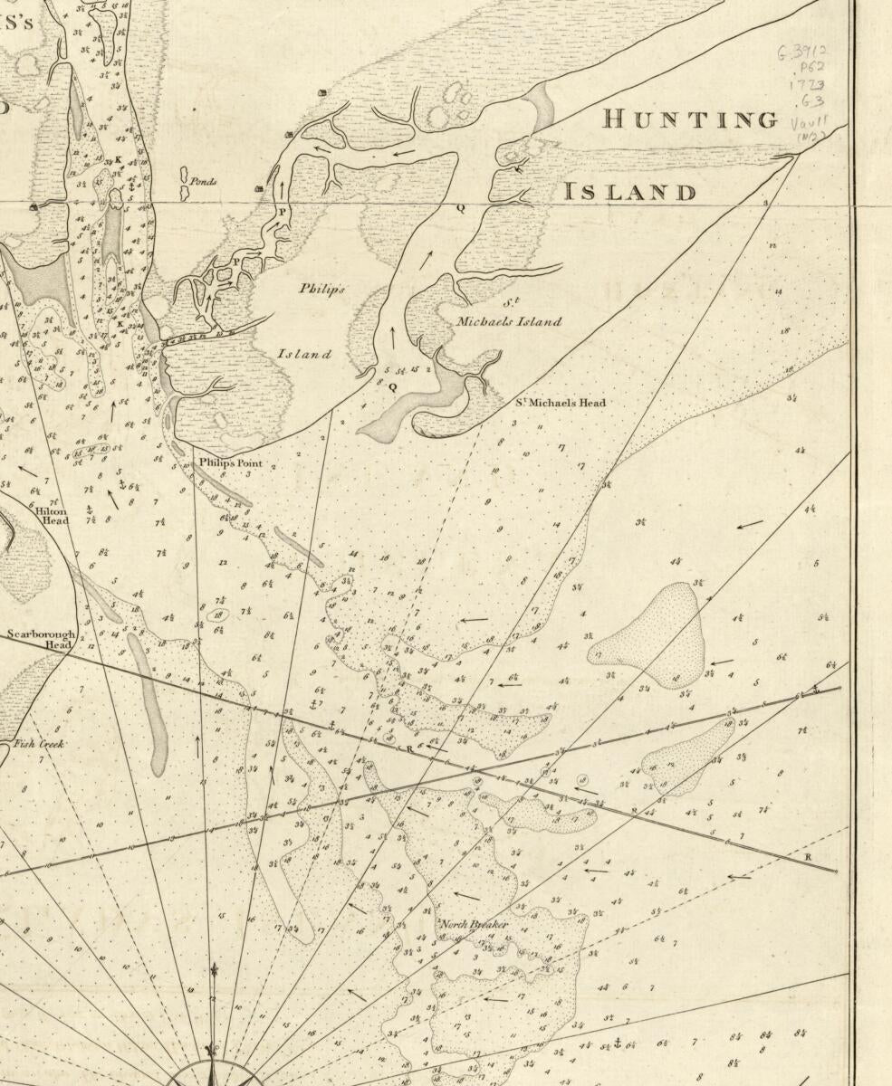This old map of A Plan of Port Royal In South Carolina from 1773 was created by John Gascoigne, London Jefferys and Faden in 1773