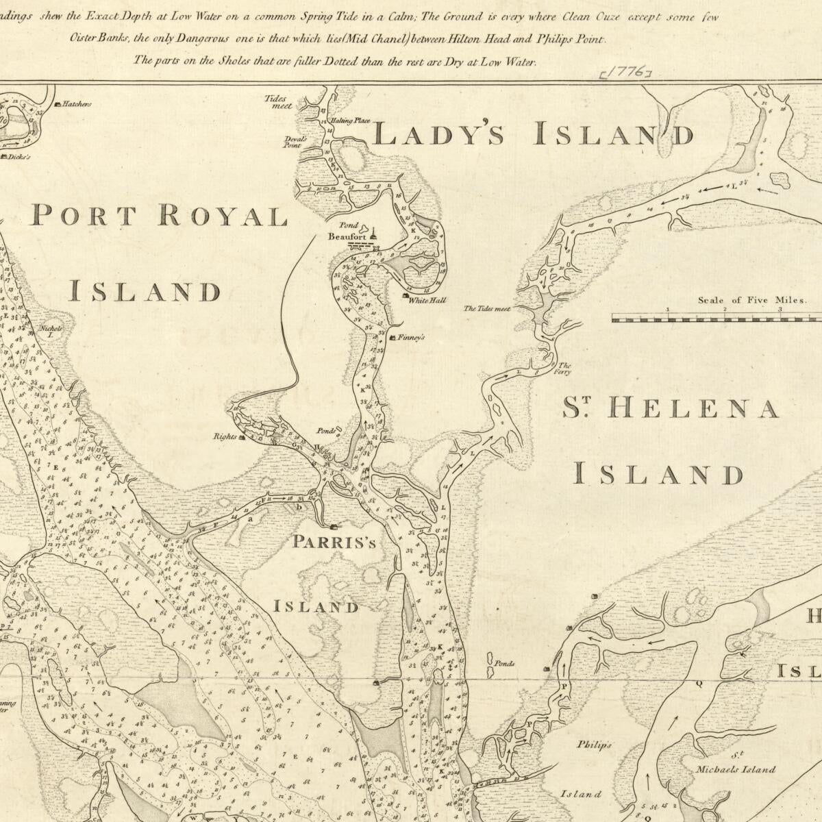 This old map of A Plan of Port Royal In South Carolina from 1773 was created by John Gascoigne, London Jefferys and Faden in 1773