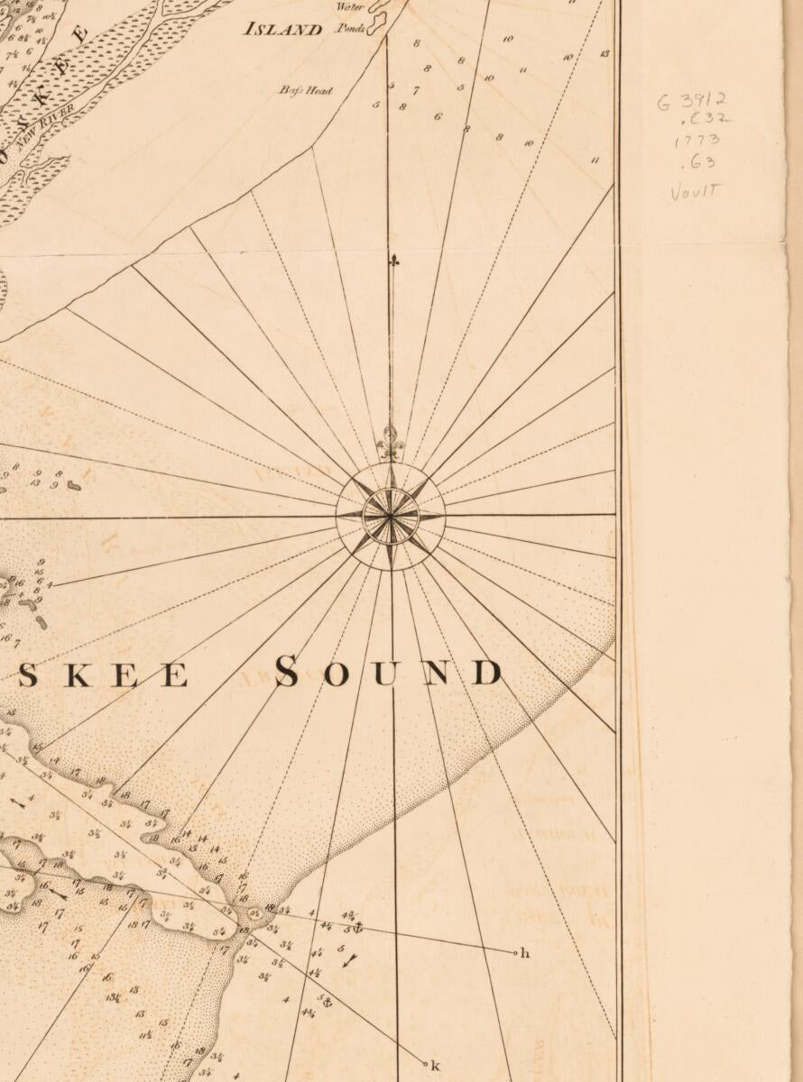 This old map of A Plan of the River and Sound of D&