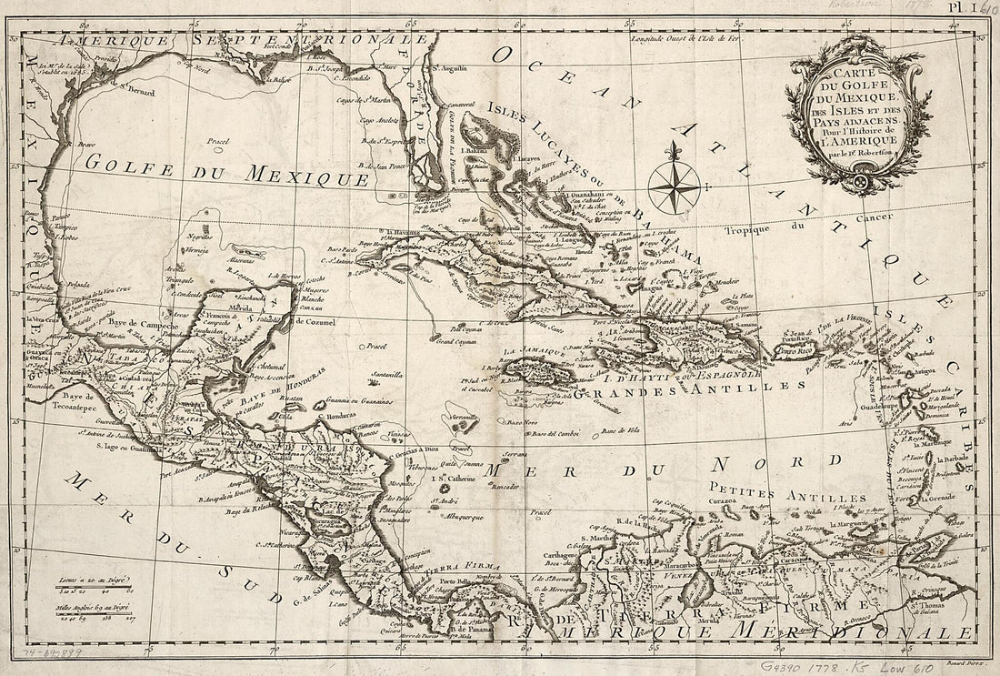 This old map of Carte Du Golfe Du Méxique, Des Isles Et Des Pays Adjacens from 1778 was created by Benard Direx, Thomas Kitchin in 1778