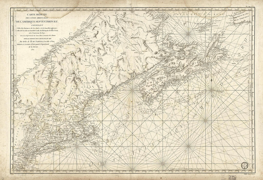 This old map of York Et De La Nouvelle Angleterre, Celles De L&
