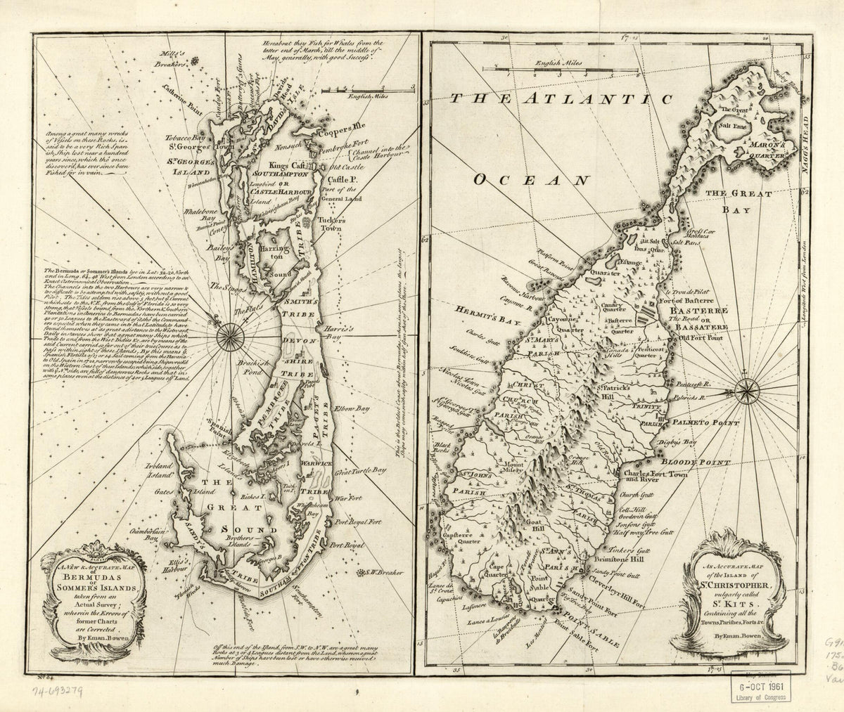 A New & Accurate Map of Bermudas Or Sommer&