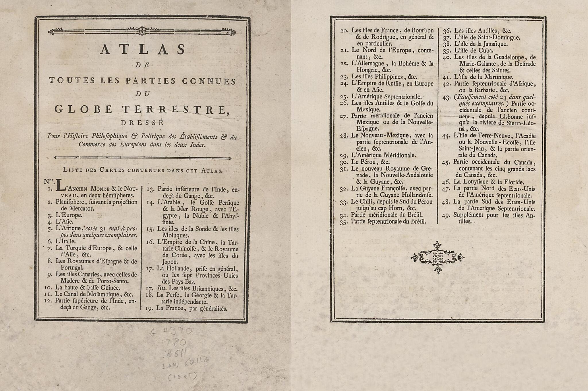 This old map of Les Isles Antilles Et Le Golfe Du Méxique from 1780 was created by Rigobert Bonne in 1780