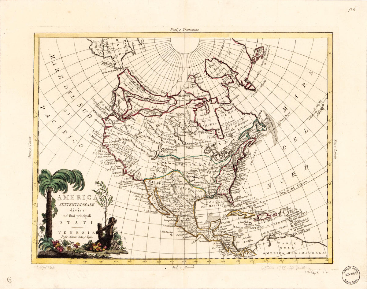 America Settentrionale Divisa Ne&