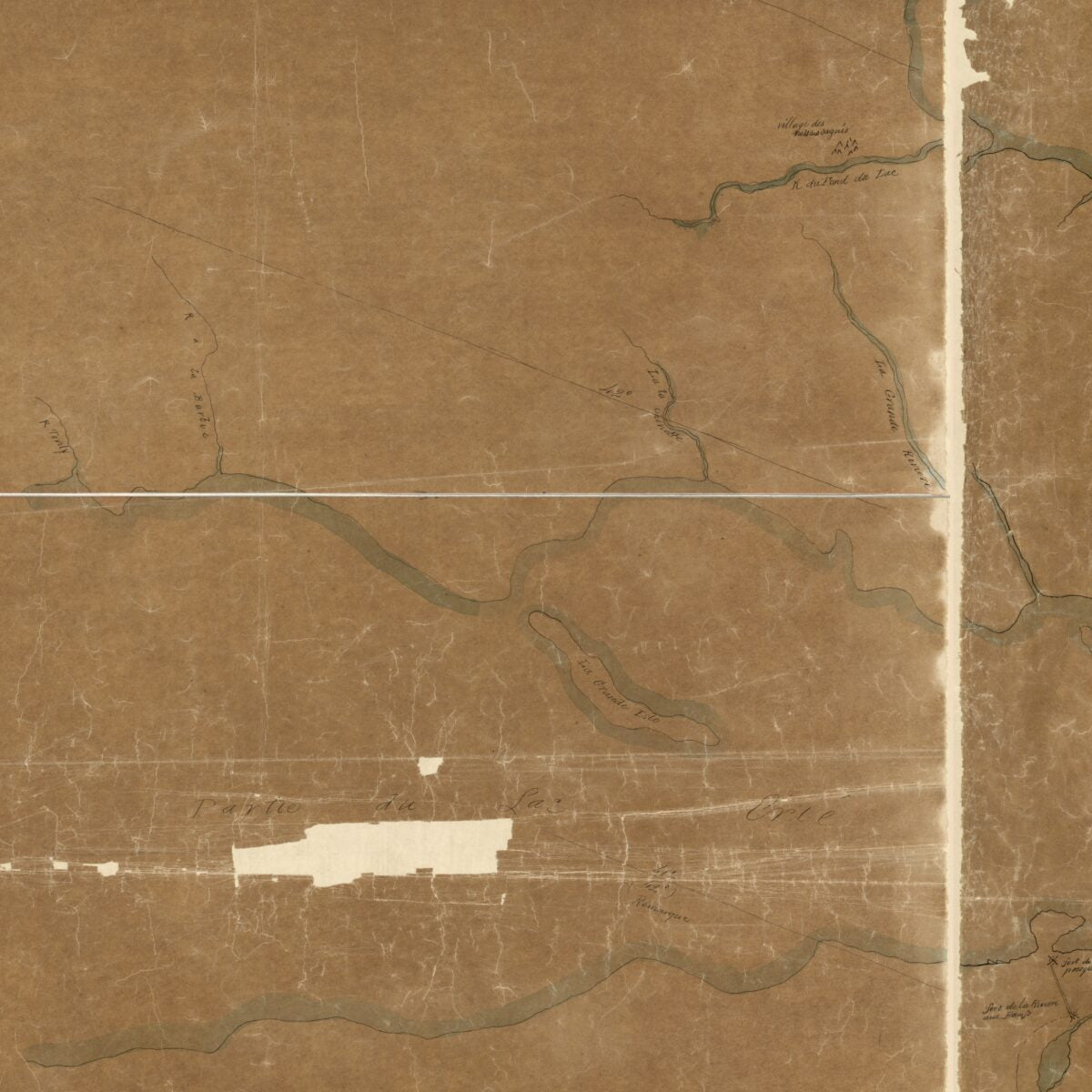 This old map of Partie Intérieure De L&