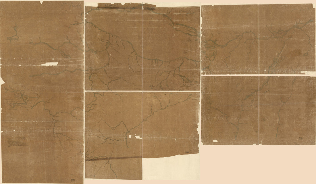 This old map of Partie Intérieure De L&