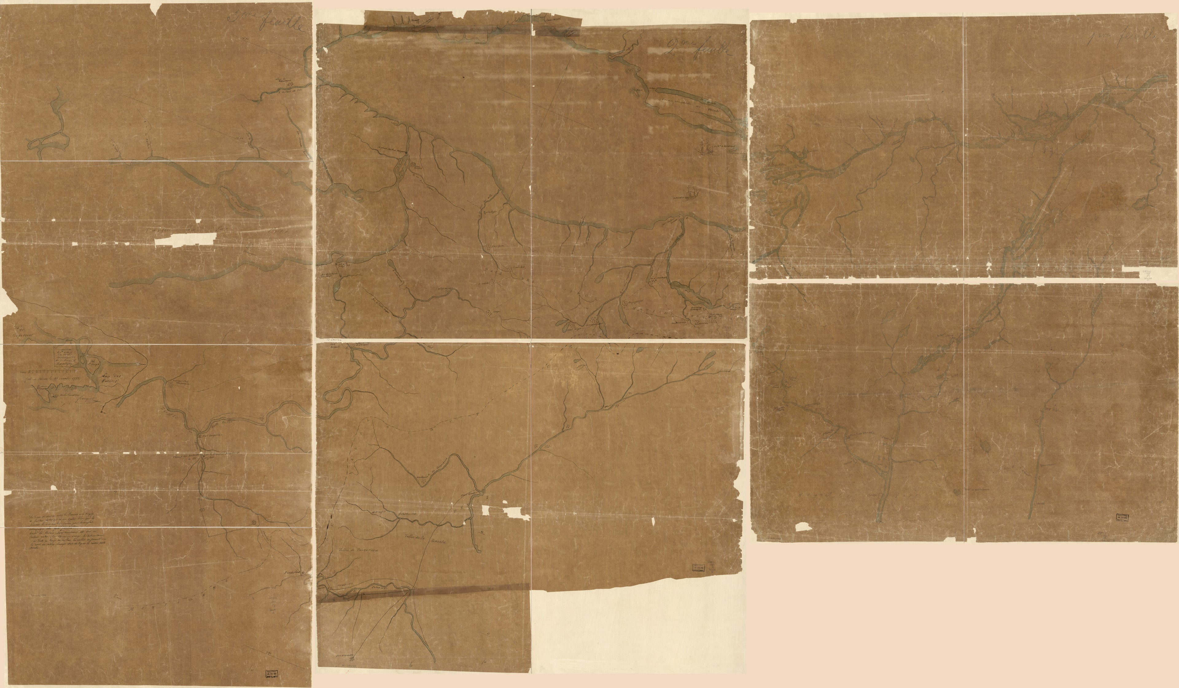 This old map of Partie Intérieure De L&