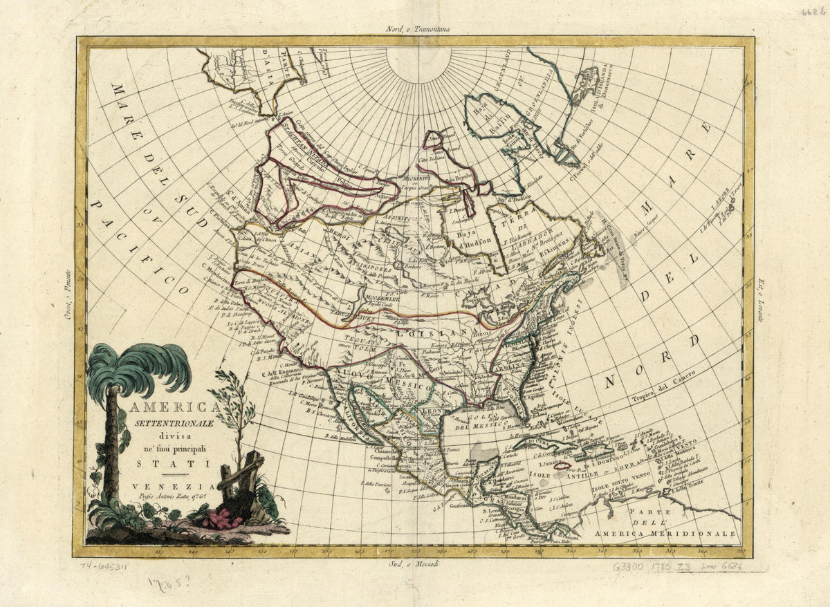 America Settentrionale Divisa Ne&