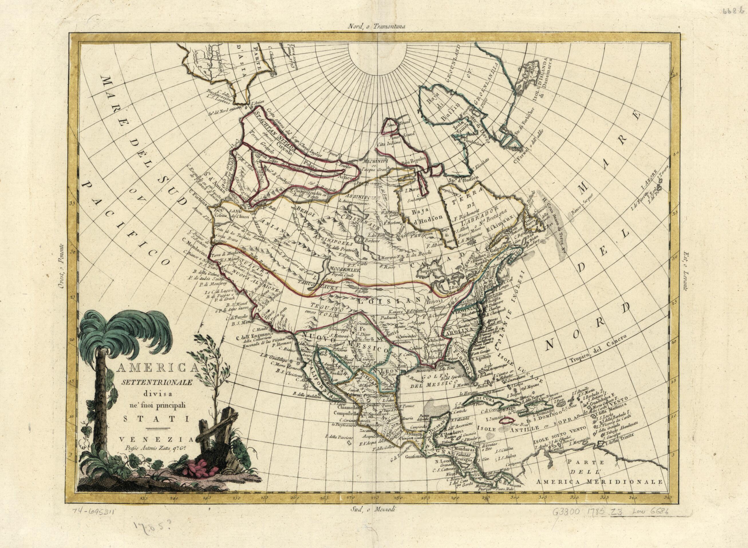 America Settentrionale Divisa Ne&