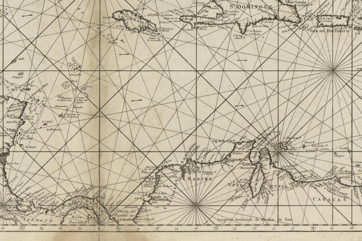 This old map of Carte Reduite De Golphe Du Mexique Et Des Isles De L&