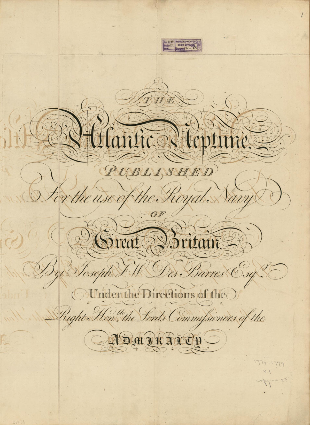 The Atlantic Neptune Published for the Use of the Royal Navy of Great Britain 1800 by Relic Map Company
