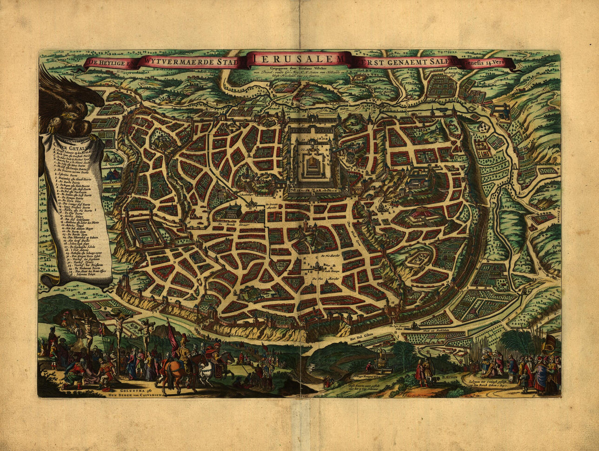 Korte Beschryvinge Van De Landschappen Des Werelts Enz 1660 by Relic Map Company