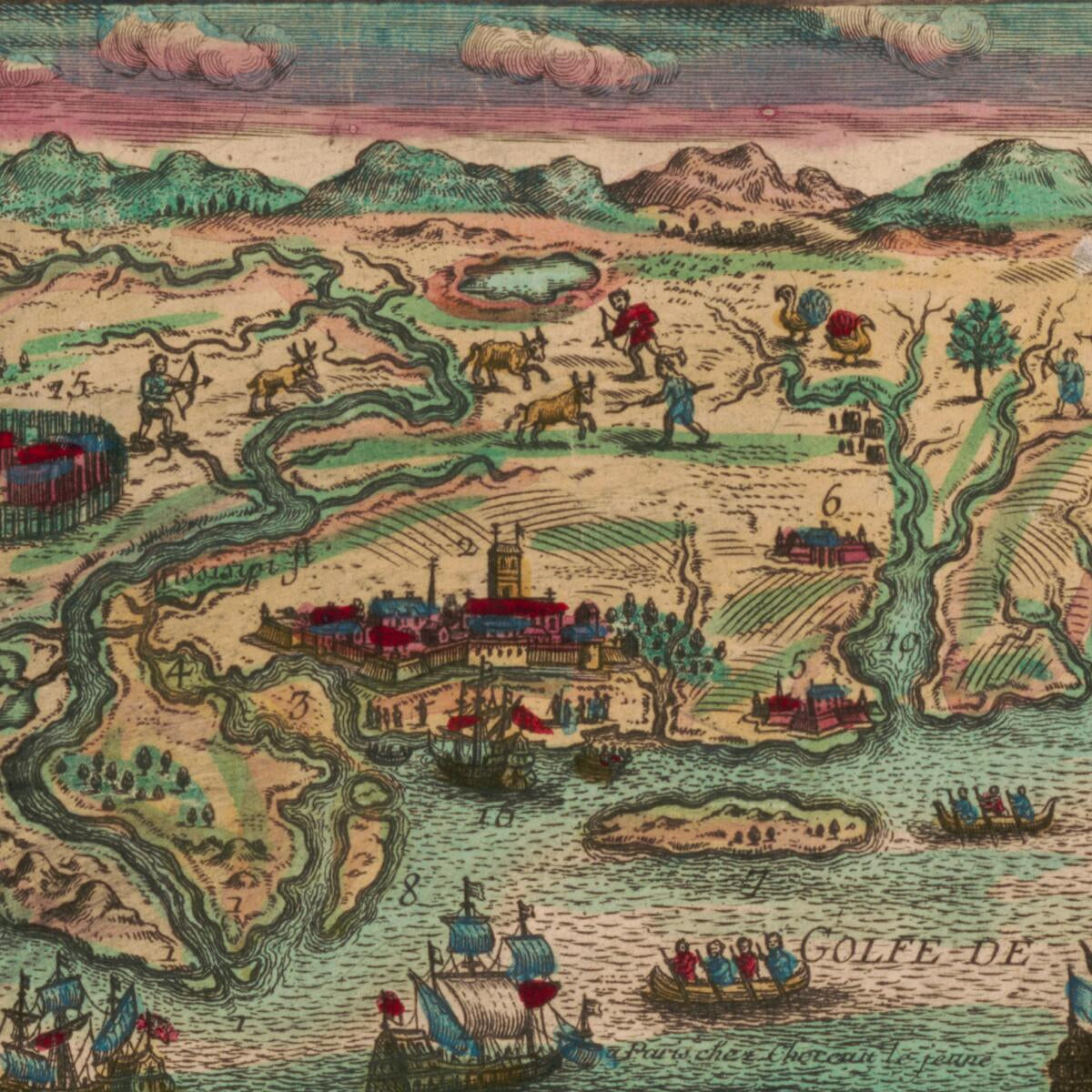 This old map of Le Missisipi Ou La Louisiane Dans L&