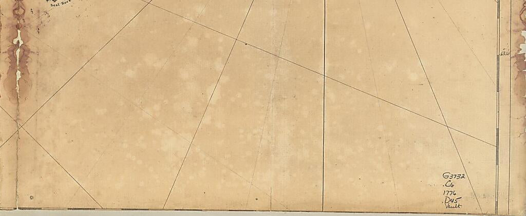 This old map of Coast of Maine Showing Entrances of Blue Hill Bay, Isle of Haut Bay, and Penobscot Bay, With Owls Head, Vinalhaven Island, Isle Au Haut, and Other Islands from 1776 was created by Joseph F. W. (Joseph Frederick Wallet) Des Barres in 1776