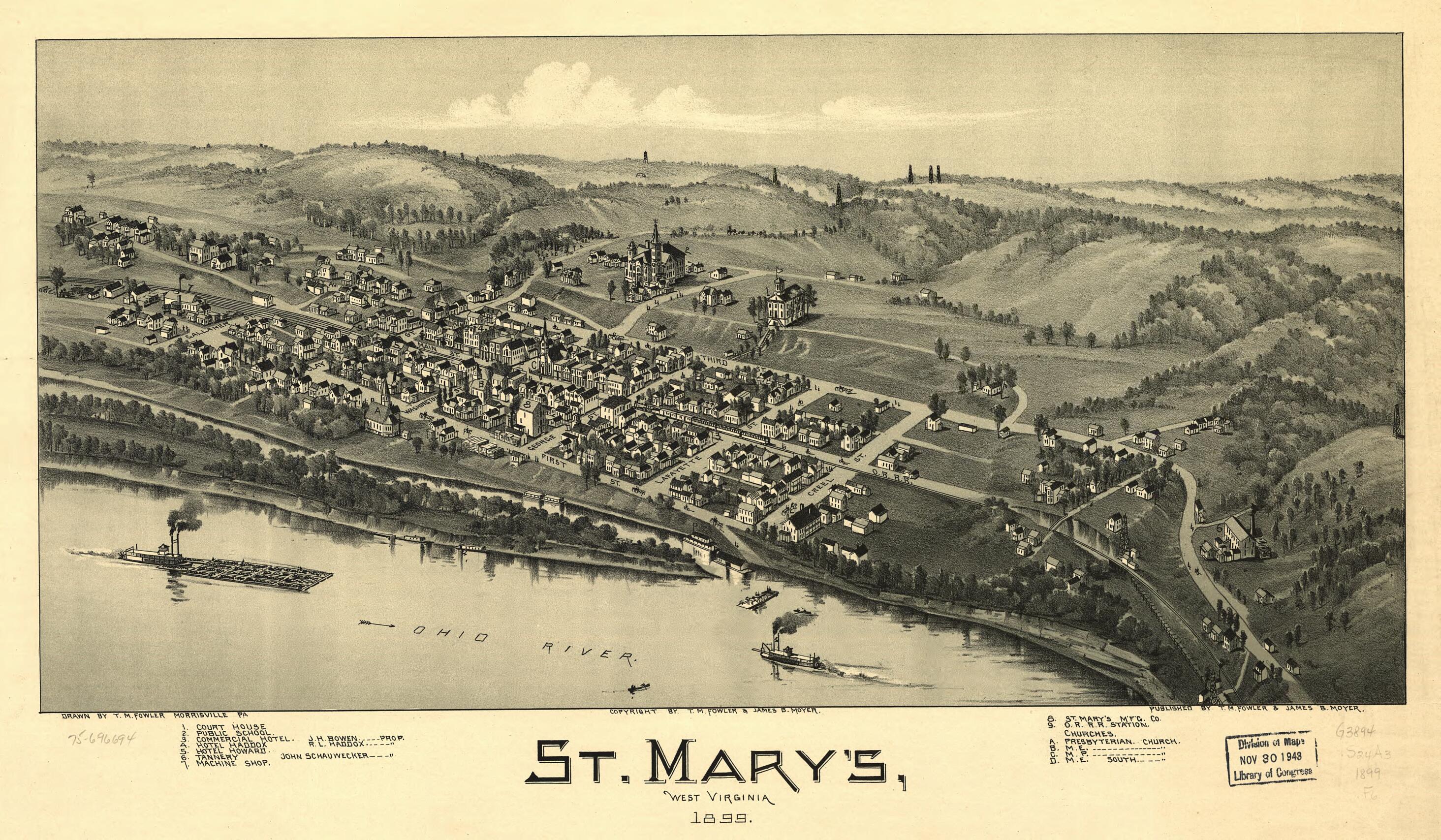 This old map of St. Mary&
