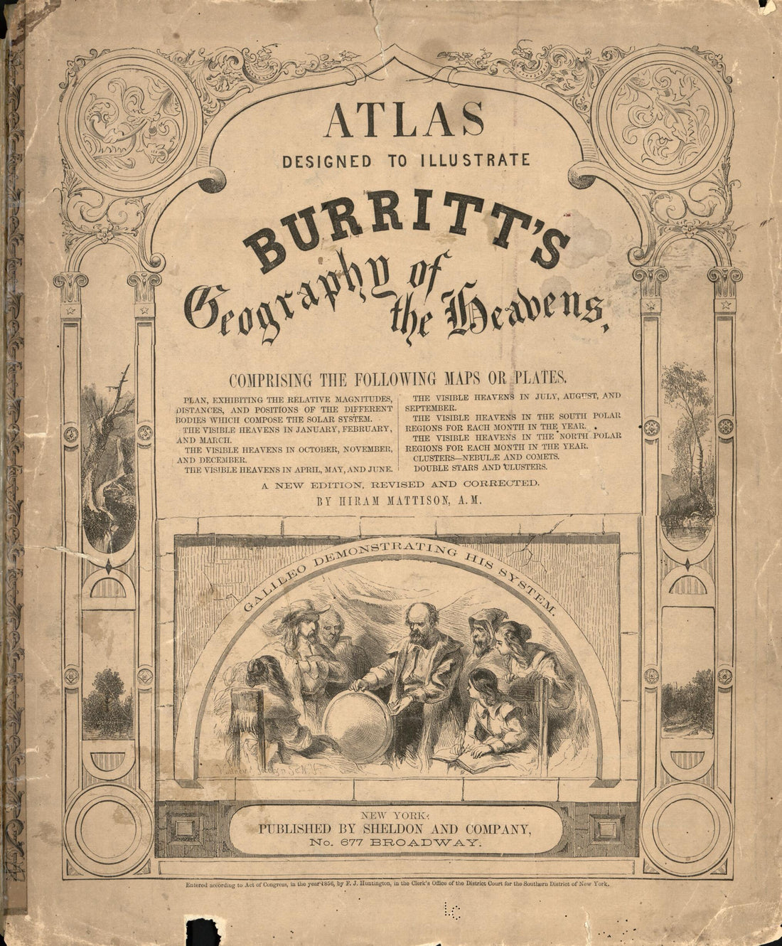This old map of Atlas Designed to Illustrate Burritt&