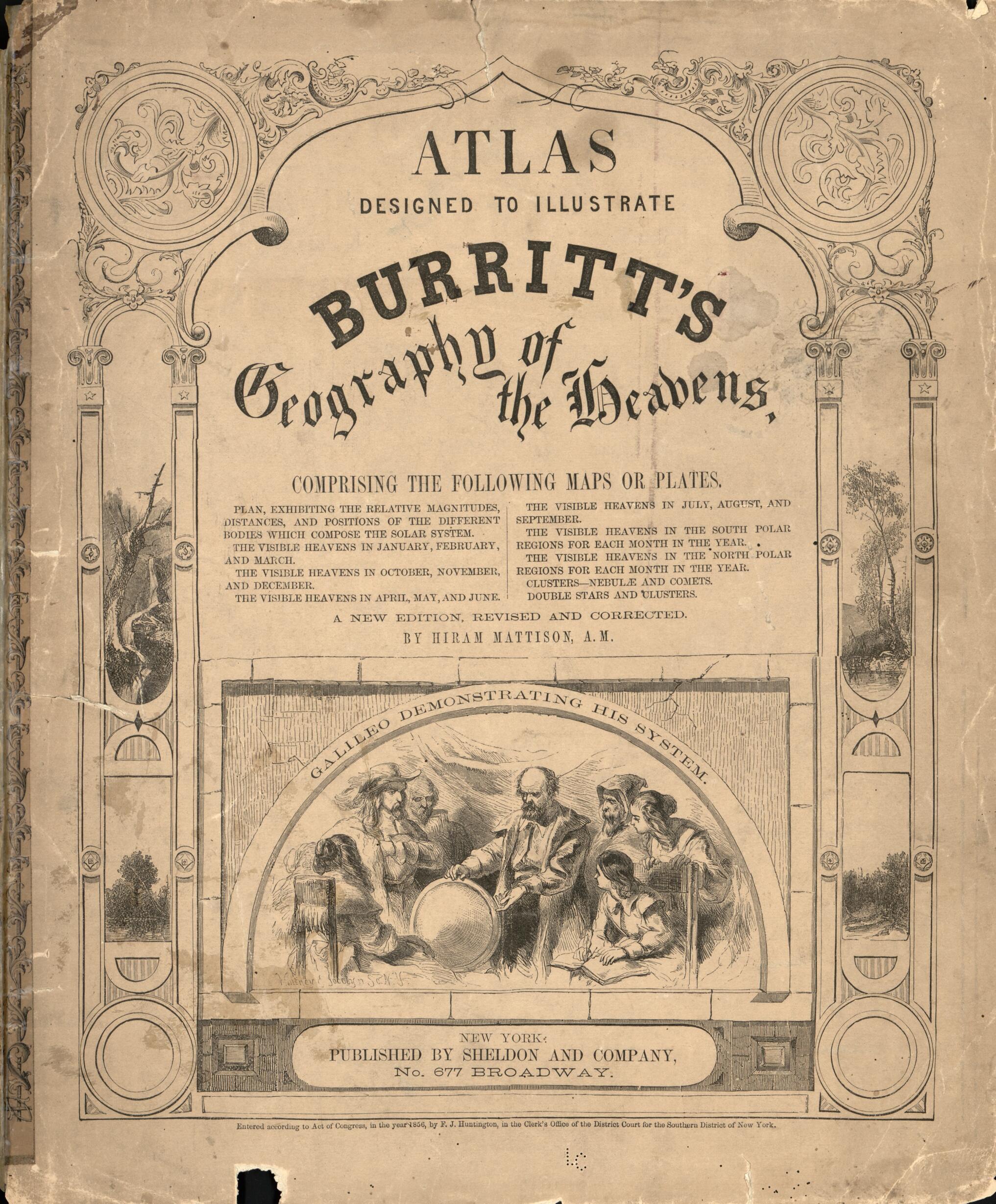 This old map of Atlas Designed to Illustrate Burritt&