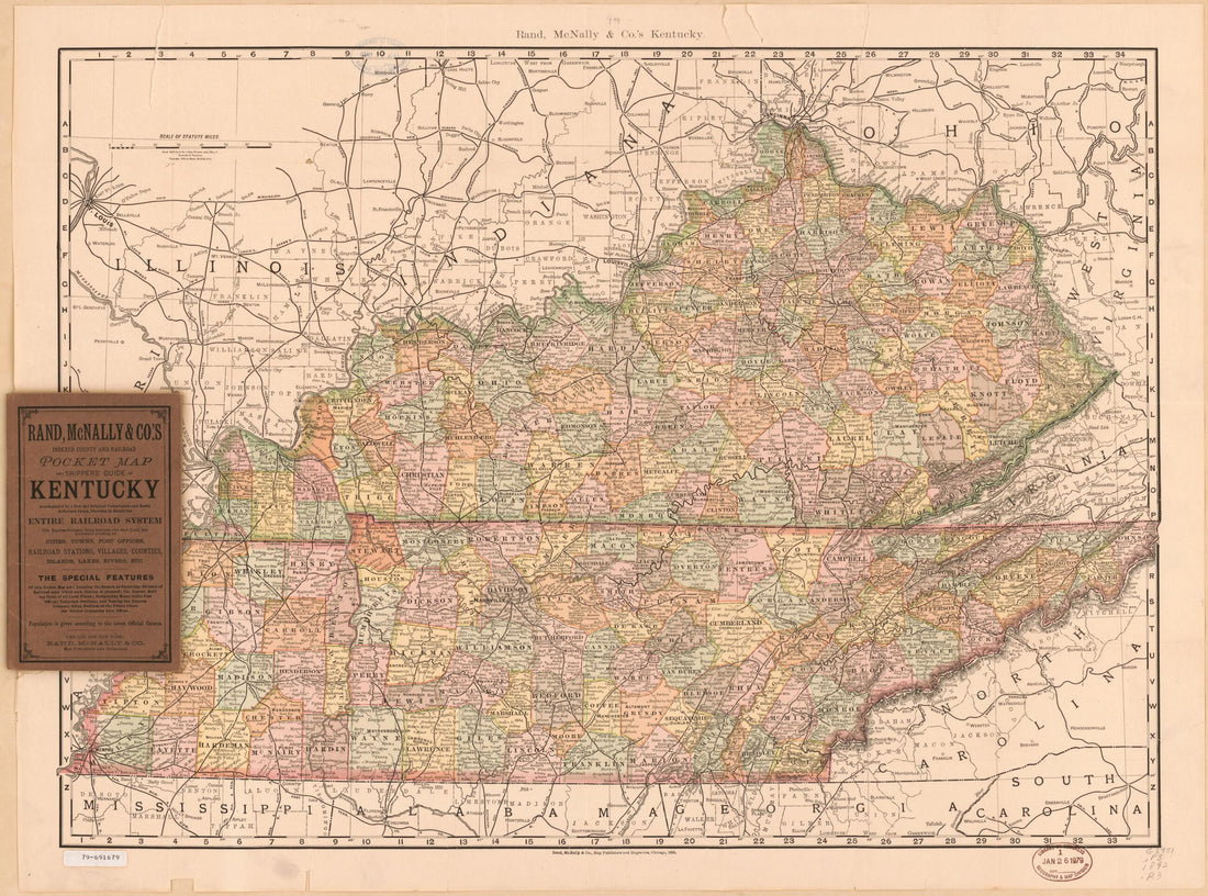 This old map of Rand, McNally & Co.&