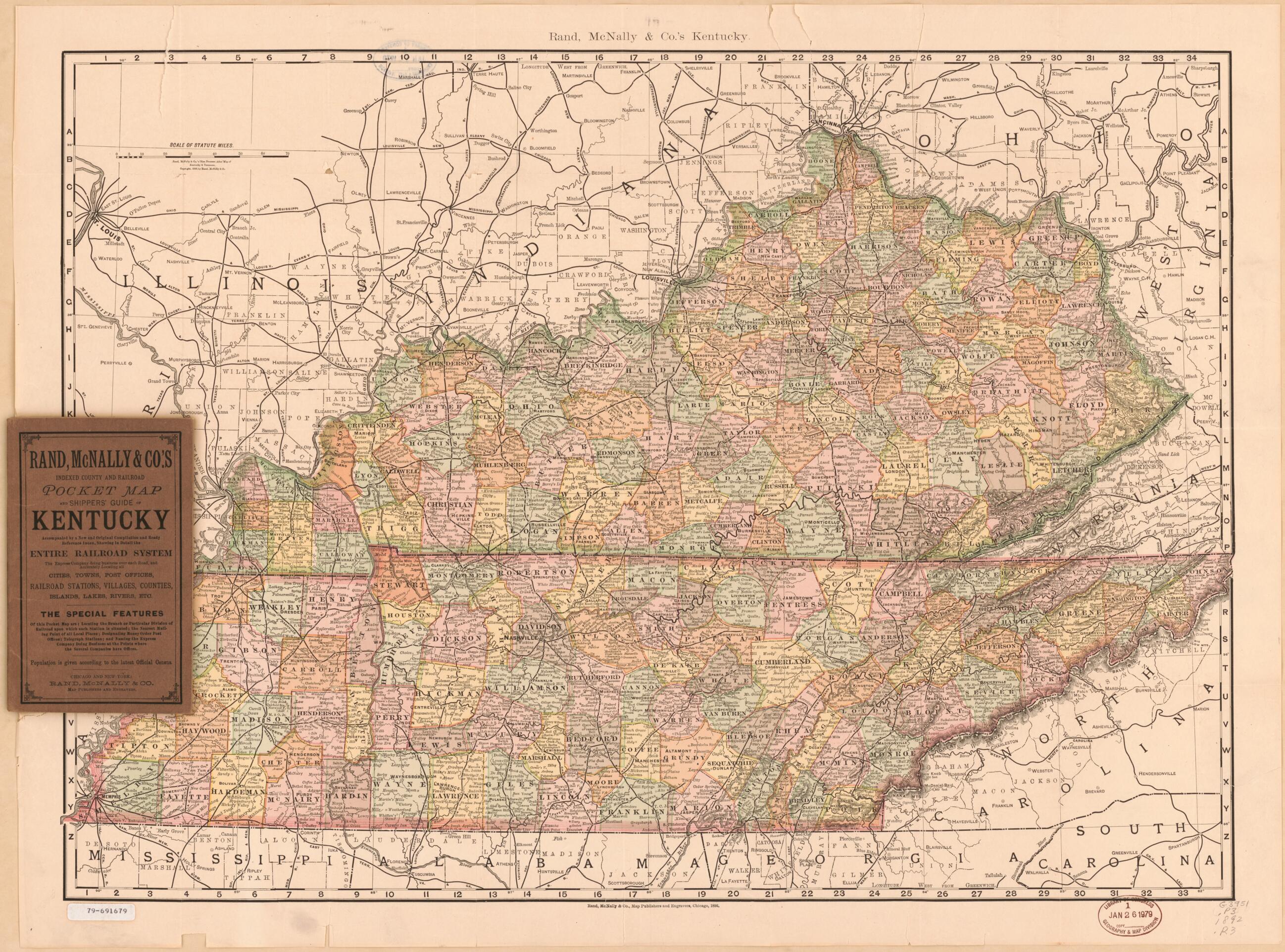 This old map of Rand, McNally & Co.&