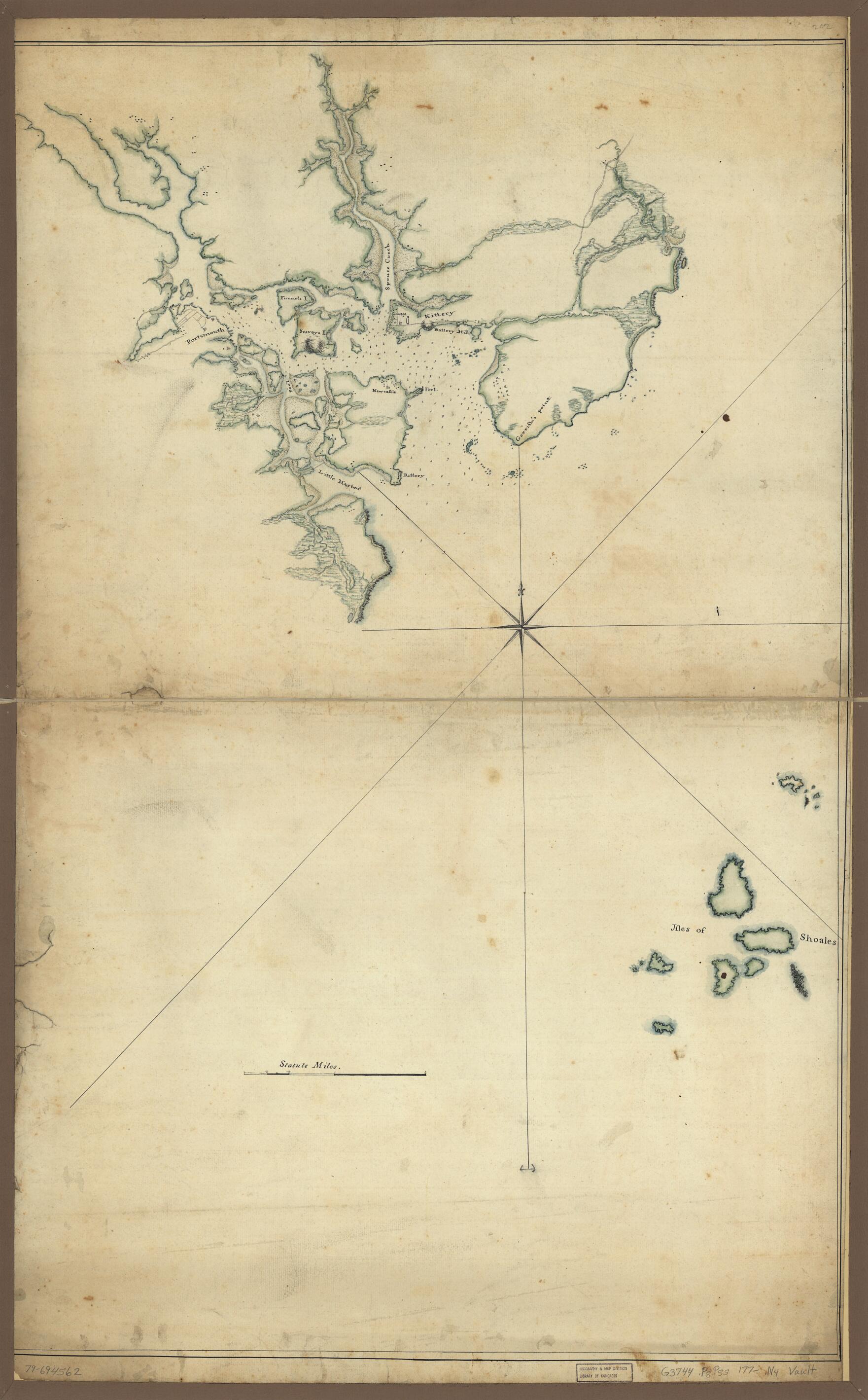 This old map of New Hampshire from 1770 was created by in 1770