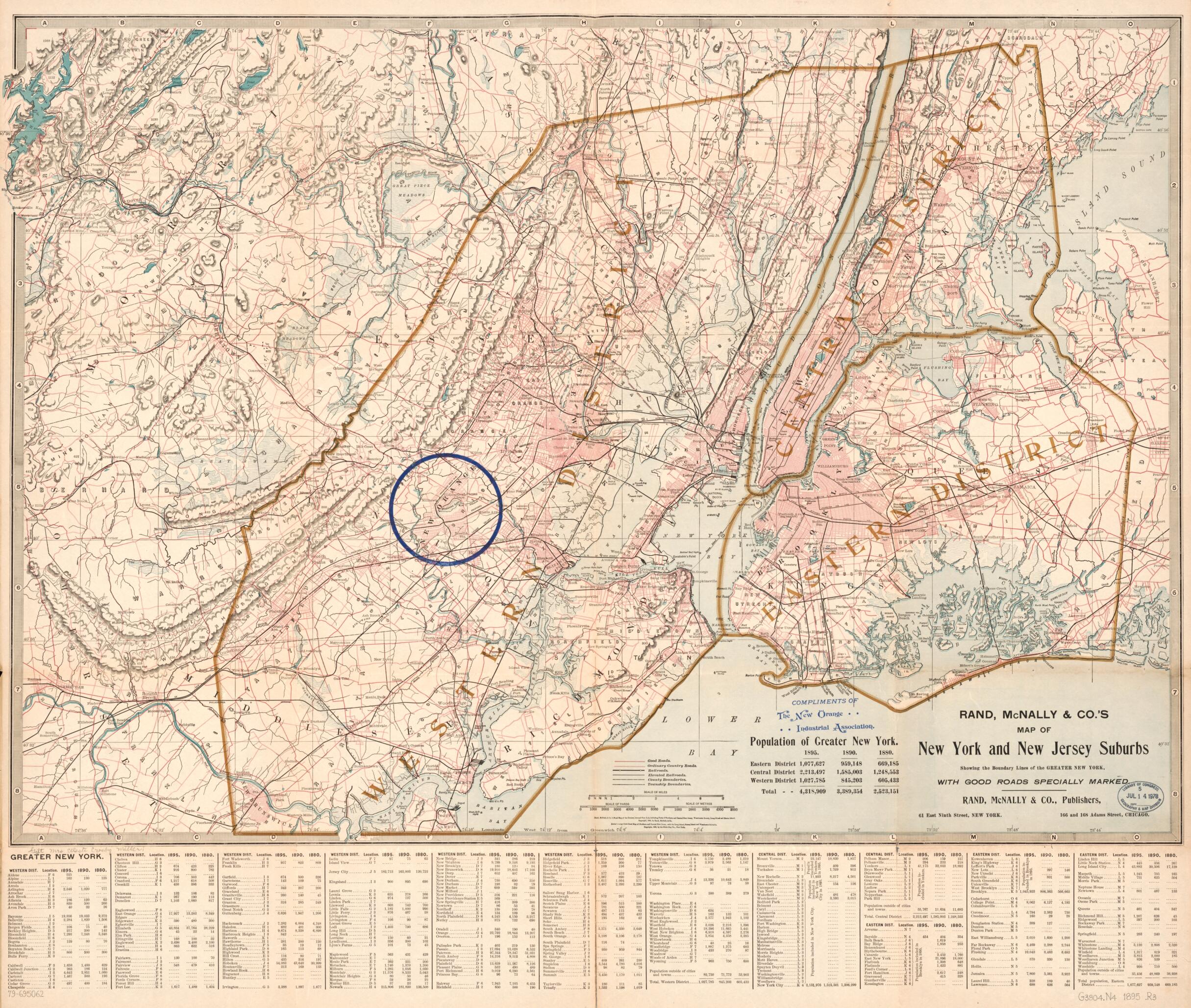 This old map of Rand, McNally & Co.&