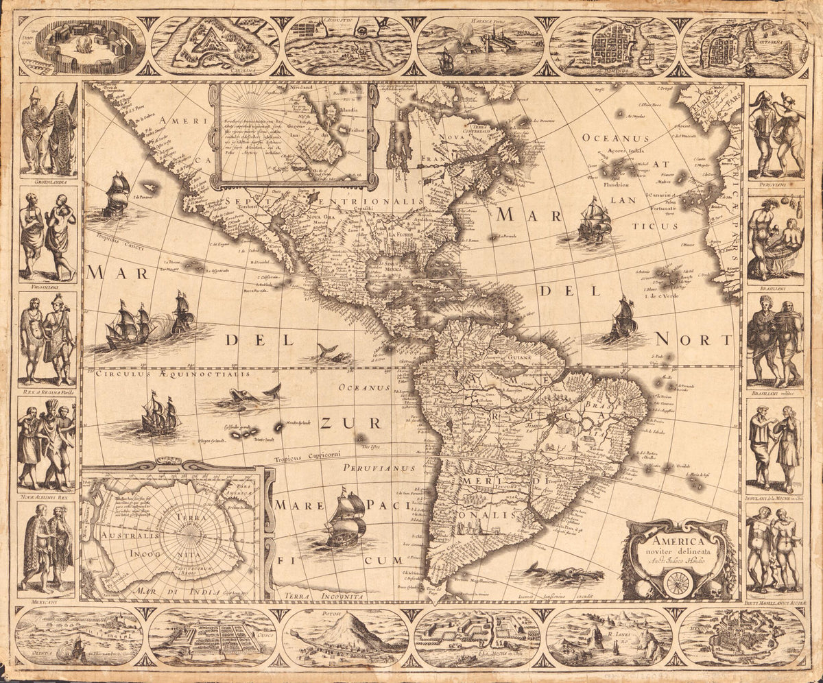 America, Noviter Delineata 1622 by Relic Map Company
