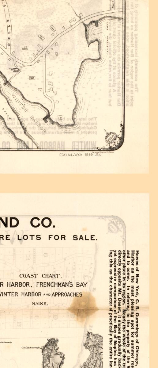 This old map of Winter Harbor : Winter Harbor Land Co.&