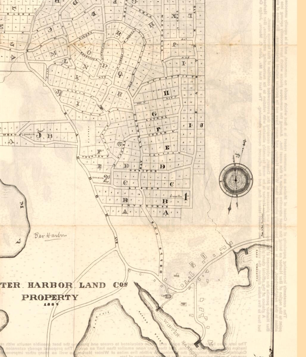 This old map of Winter Harbor : Winter Harbor Land Co.&