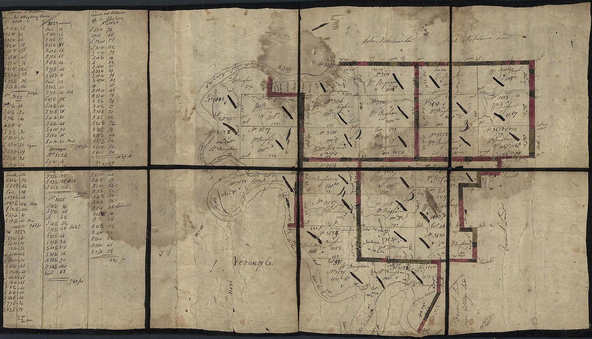 Venango Co 1790 by Relic Map Company