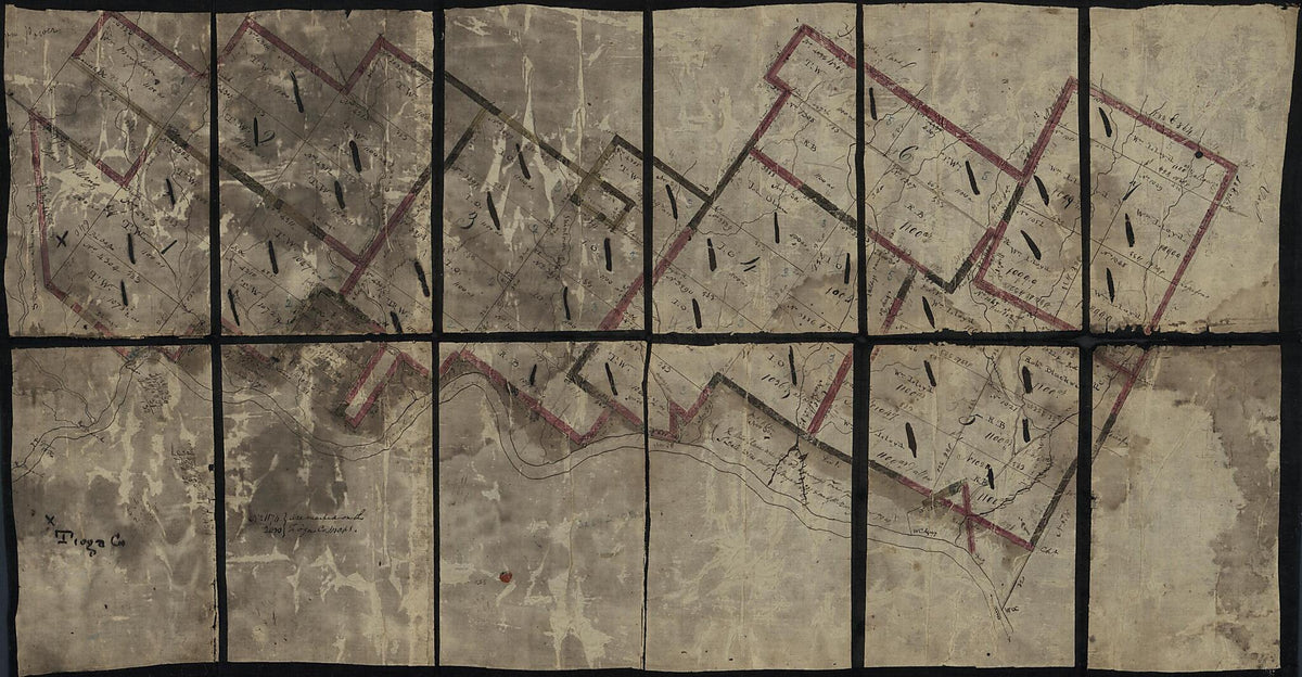 Susquehanna & Sinnemahoning 1790 by Relic Map Company