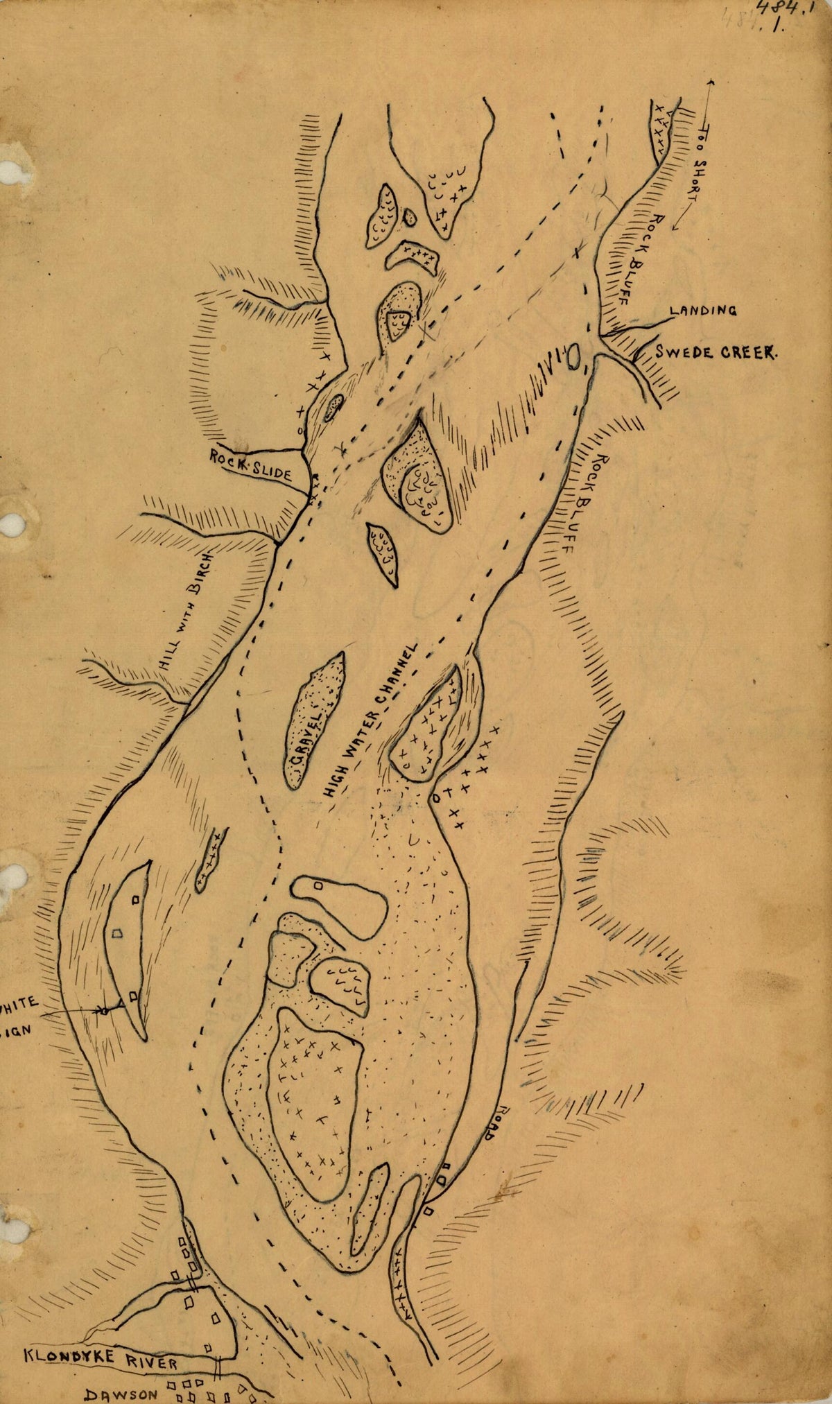 Alaska, Canada, River, Stewart River, Stewart River (Yukon : River), Yukon, Yukon River, Yukon River (Yukon and Alaska) 1913 by Relic Map Company