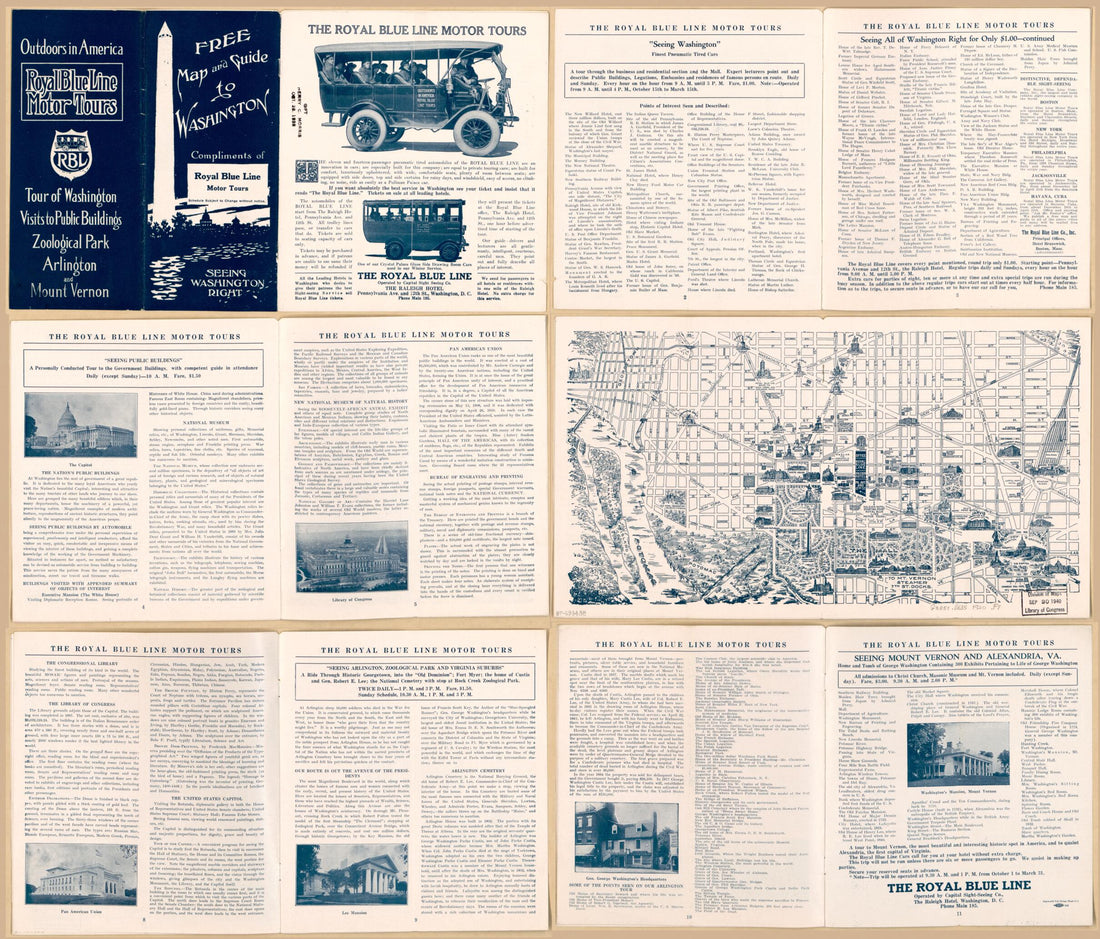 This old map of Free Map and Guide to Washington : Seeing Washington Right from 1920 was created by Seeing Co in 1920