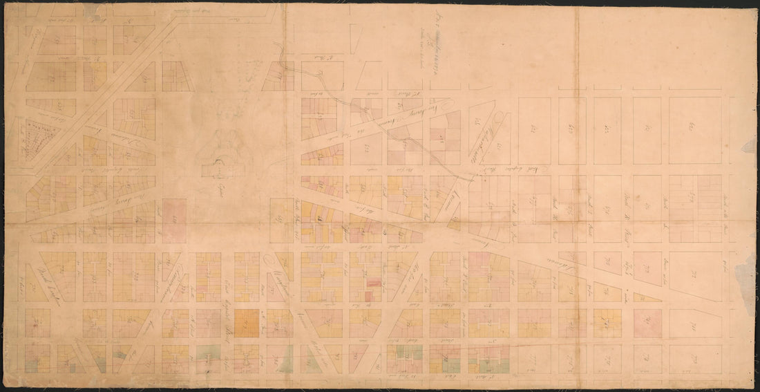 This old map of Cadastral Map of Capitol Hill, Washington D.C. from 1794 was created by Association of the Oldest Inhabitants of the District of Columbia, Henry C. Gauss in 1794