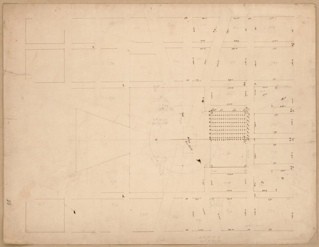This old map of Map of the Capitol Grounds and Surrounding Squares, Washington D.C. from 1800 was created by in 1800